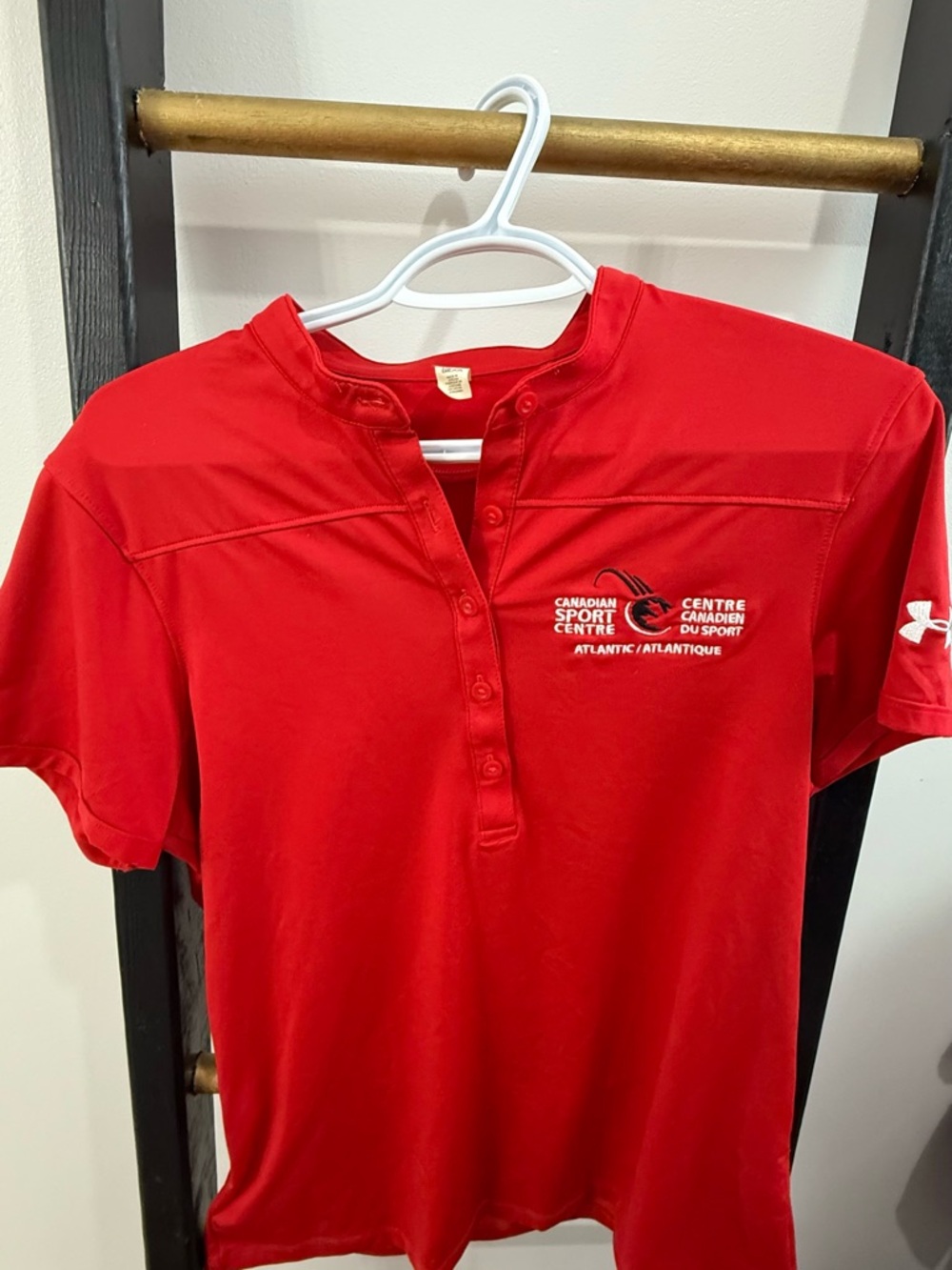 Under Armour Red HeatGear Polo Shirt